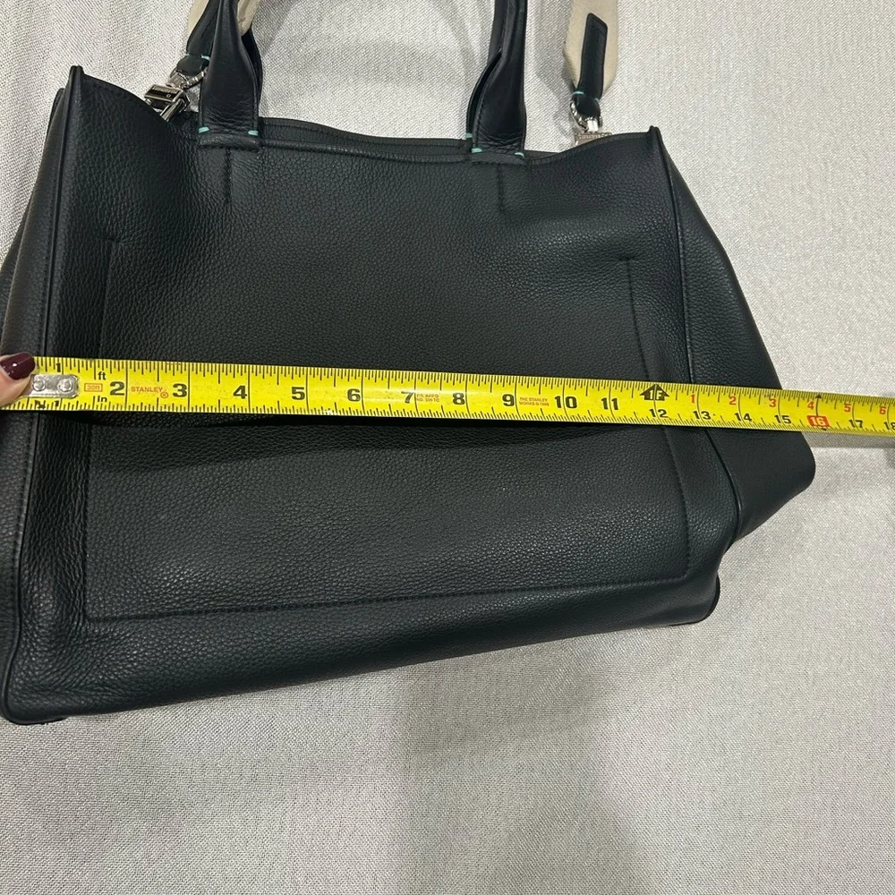 Tiffany & Co Black Leather Tote Bag - Picture 9 of 10